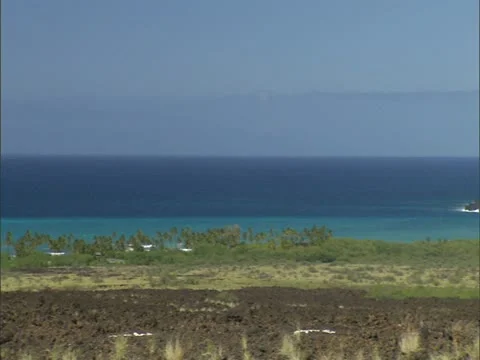 Secluded Bay and Surf Stock-Footage 22244631