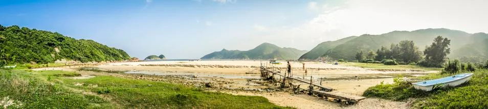 Secluded beach Stock Photos