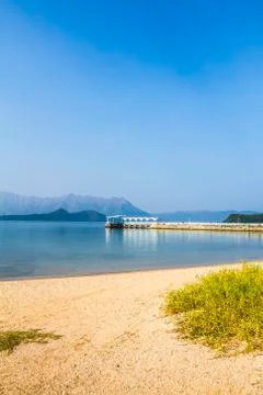 Secluded beach Stock Photos
