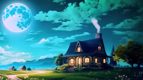 Secluded house atmosphere in winter Stock Footage 256598068