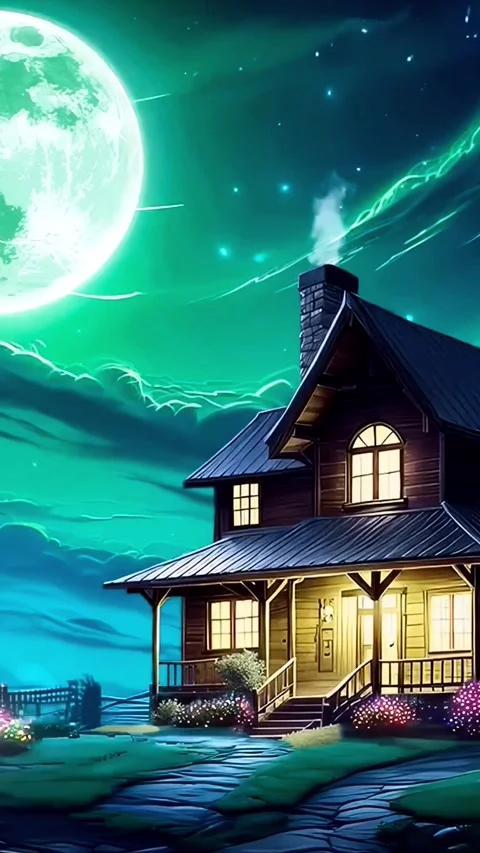 Secluded house atmosphere in winter Stock Footage 256598295
