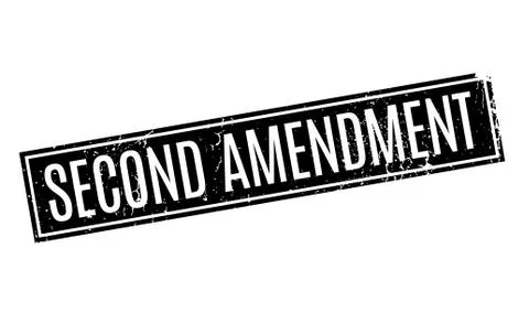 Second Amendment rubber stamp Stock Illustration