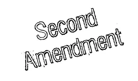Second Amendment rubber stamp Stock Illustration