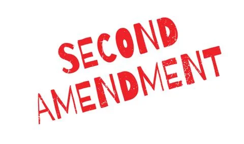 Second Amendment rubber stamp Stock Illustration