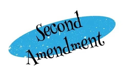 Second Amendment rubber stamp Stock Illustration