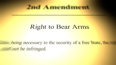 Second Ammendment - Right to Bear Arms 10 Foto stock