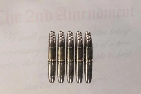 Second Ammendment rights for Americans Stock Photos