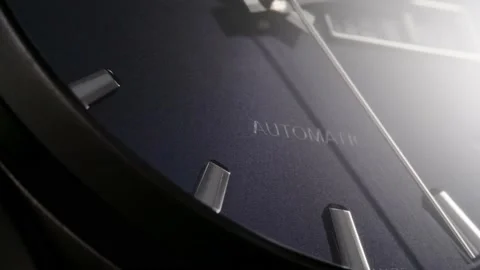 Second arrow running on swiss automatic watch Stock Footage 152080855