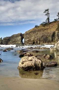 Second Beach Stock Photos