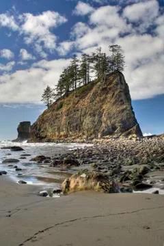 Second Beach Stock Photos