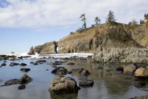 Second Beach Stock-Fotos