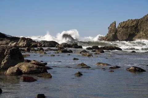 Second Beach Stock Photos