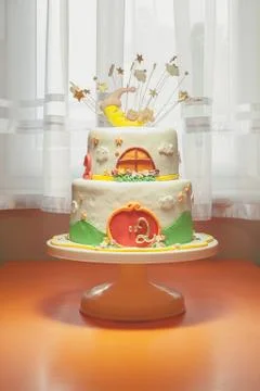 Second Birthday Cake 写真素材