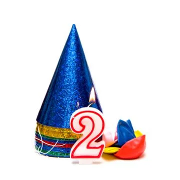 Second birthday Foto stock