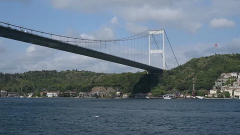 Second Bosphorus bridge, Istanbul, Turkey Stock-Footage 321528845