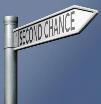 Second chance Stock Illustration