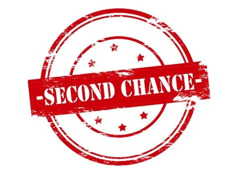 Second chance Illustrazione stock