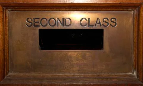 Second class mail box Stock Photos