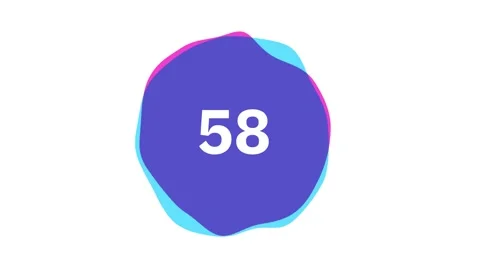 Second Counting Down 4K Stock Footage 303410142