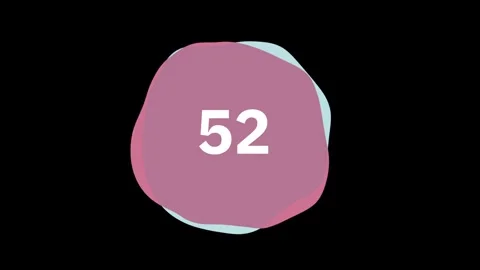 Second Counting Down 4K Stock Footage 311303275