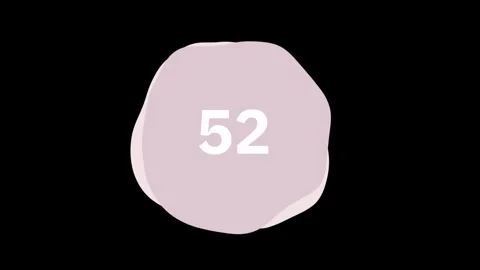 Second Counting Down 4K Stock Footage 311431873