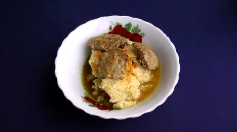 The second dish for a dinner Stock-Footage 8688225