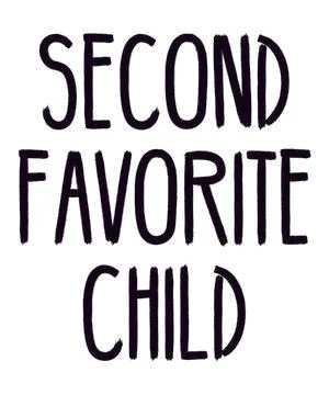 Second Favorite Child Stock Illustration