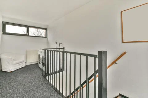 The second floor of a modern house Stock Photos
