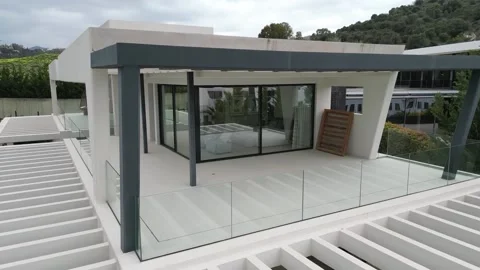 Image showcasing second floor penthouse in multi million ... | Stock Video | Pond5