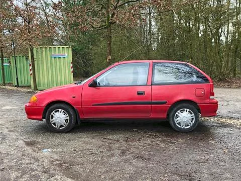 Second generation Suzuki Swift. Stock Photos