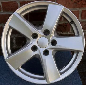 Second hand alloy wheels in store, Aluminium Alloy rims. Stock Photos