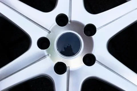 Second hand alloy wheels in store, Aluminium Alloy rims. Stock Photos