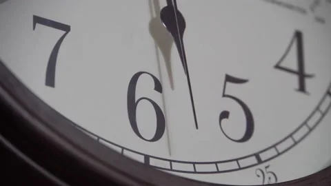 Second hand and number 6 4K Stock Footage 168880604