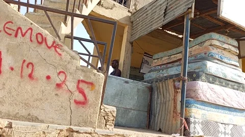 Second Hand And Semi New Foam Mattresses Market Kano Nigeria Vídeo Stock 328782227
