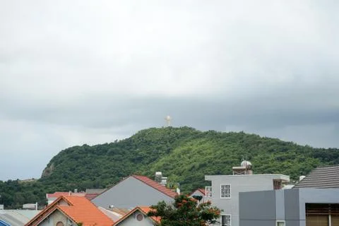 The second largest statue of jesus in the world in vietnam Stock Photos