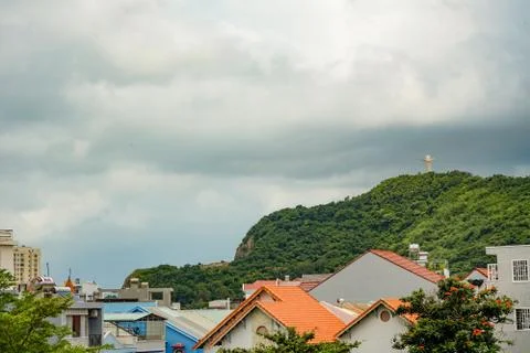 The second largest statue of jesus in the world in vietnam Stock Photos