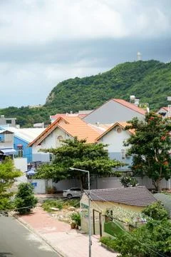 The second largest statue of jesus in the world in vietnam Stock Photos