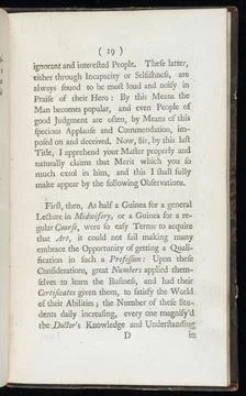 A second letter to Dr. Smelle [sic], and an answer to his pupil, confirming.. Stock Illustration