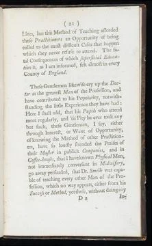 A second letter to Dr. Smelle [sic], and an answer to his pupil, confirming.. Stock Illustration