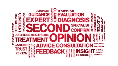 Second Opinion animated word cloud,animation kinetic typography seamless loop. Stock Footage 327608183