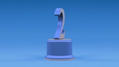 Second place number loop cold look Stock Footage 100744854