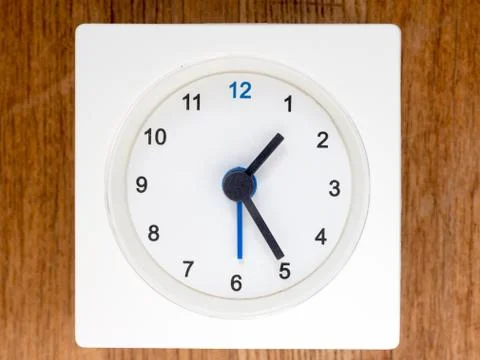 The second series of the sequence of time, 12/96 Stock Photos