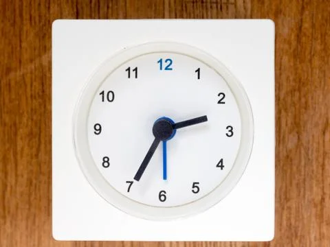 The second series of the sequence of time, 21/96 Stock Photos