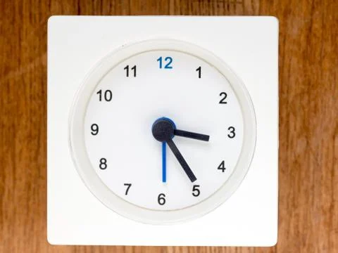 The second series of the sequence of time, 28/96 Stock Photos