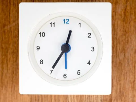 The second series of the sequence of time, 5/96 Stock Photos