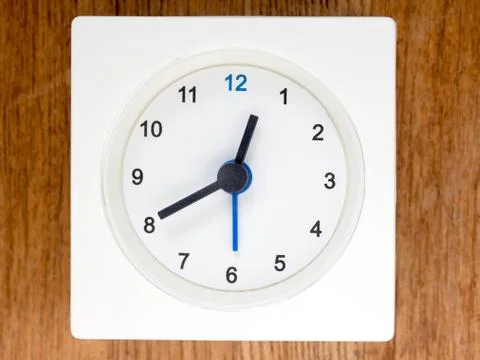 The second series of the sequence of time, 6/96 Stock Photos