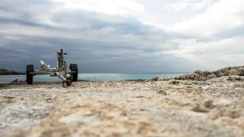 A second before take off Stock Photos