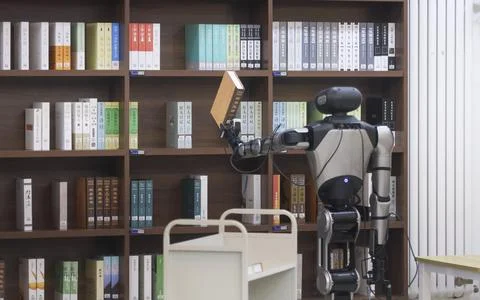 Second World Humanoid Robot Games Scene Competition Kicks Off Stock Photos
