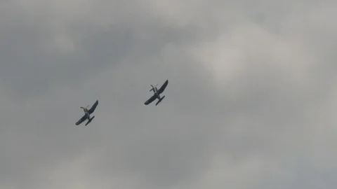 Second World War United States Navy Combat Aircraft Chance Vought F4U Corsair Stock Footage 102361813