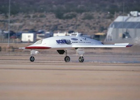 The second X-45A Unmanned Combat Air Vehicle (UCAV) technology demonstrator.. Stock Photos